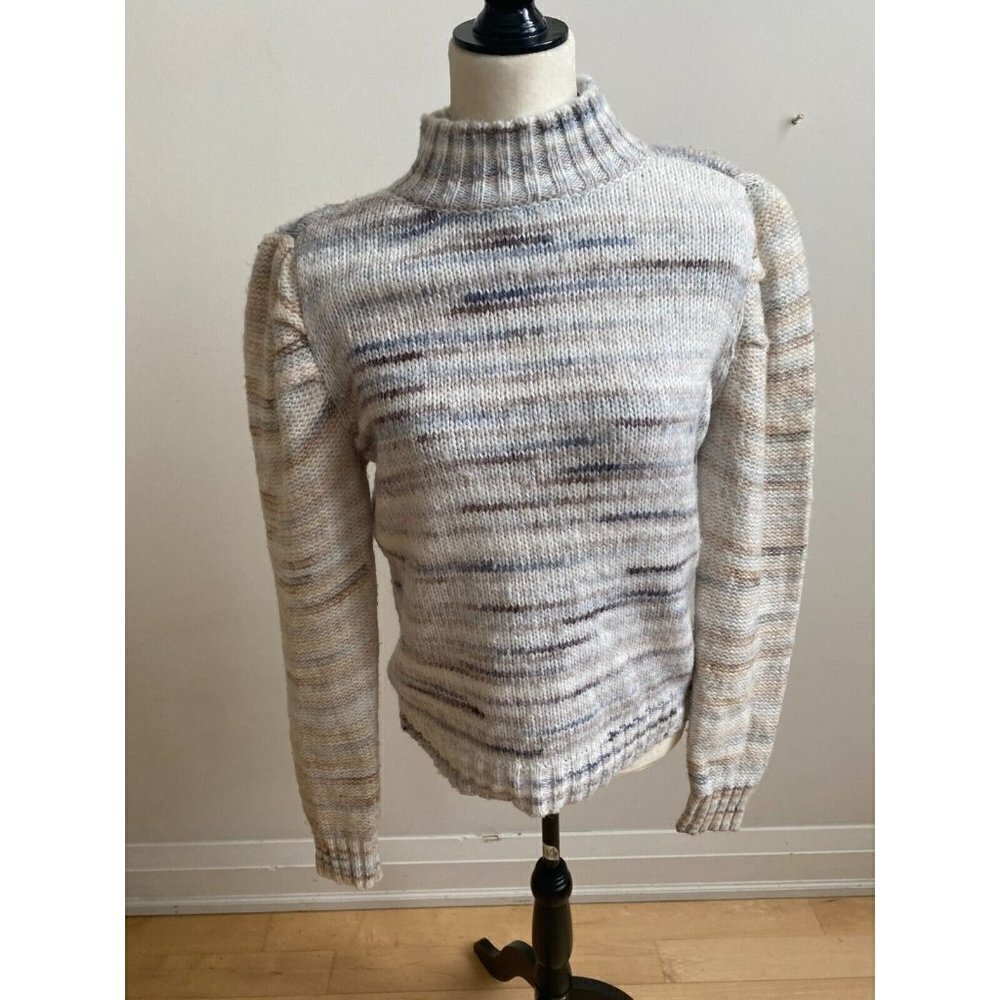 French Connection BNWT mock neck ribbed Sweater women sz small NEW